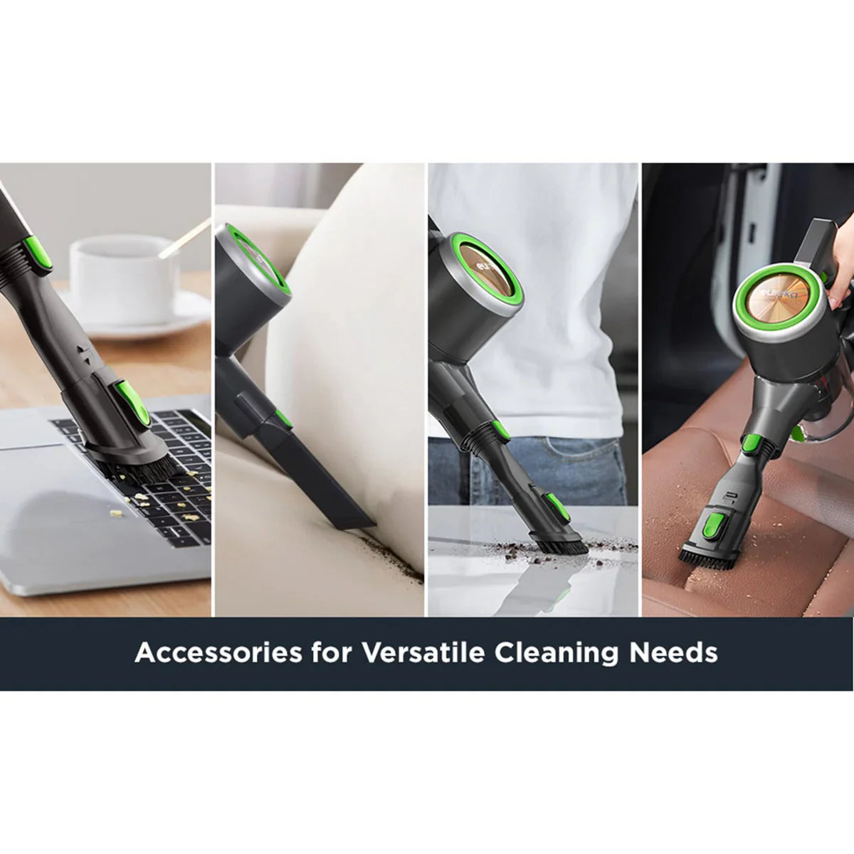 Eureka   Cordless   Stick   Vacuum   Cleaner   Black/Green   AK7
