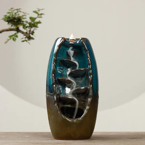 Waterfall River Backflow Incense Holder - Medaid