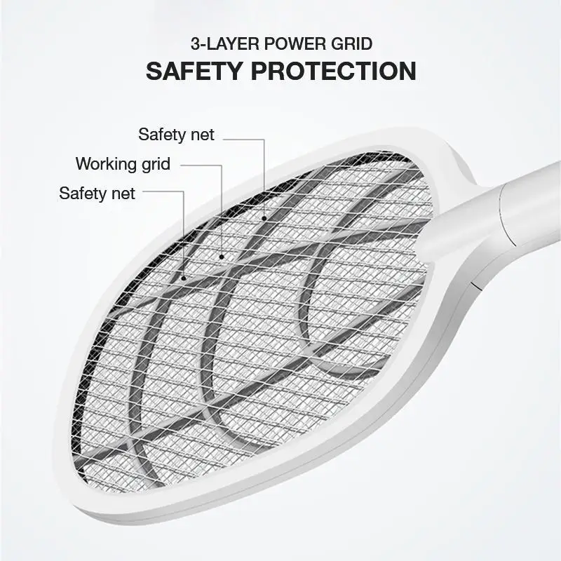 USB Rechargeable Electric Mosquito Swatter & Lamp ‚Äì Fly Zapper - Medaid International