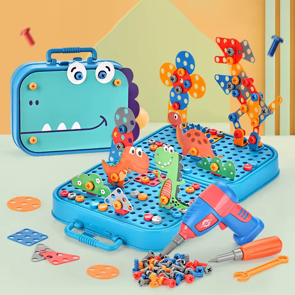 Kids Dinosaur Tool Set Game