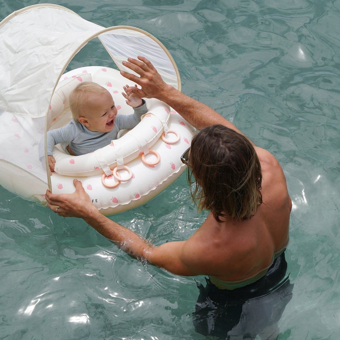 Baby Oasis with Canopy & Toys - Strawberry Delight