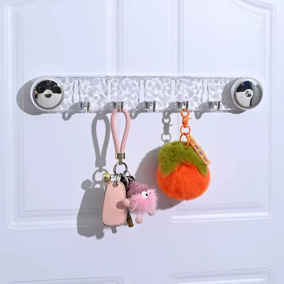 Suction Cup Folding Hook Rack