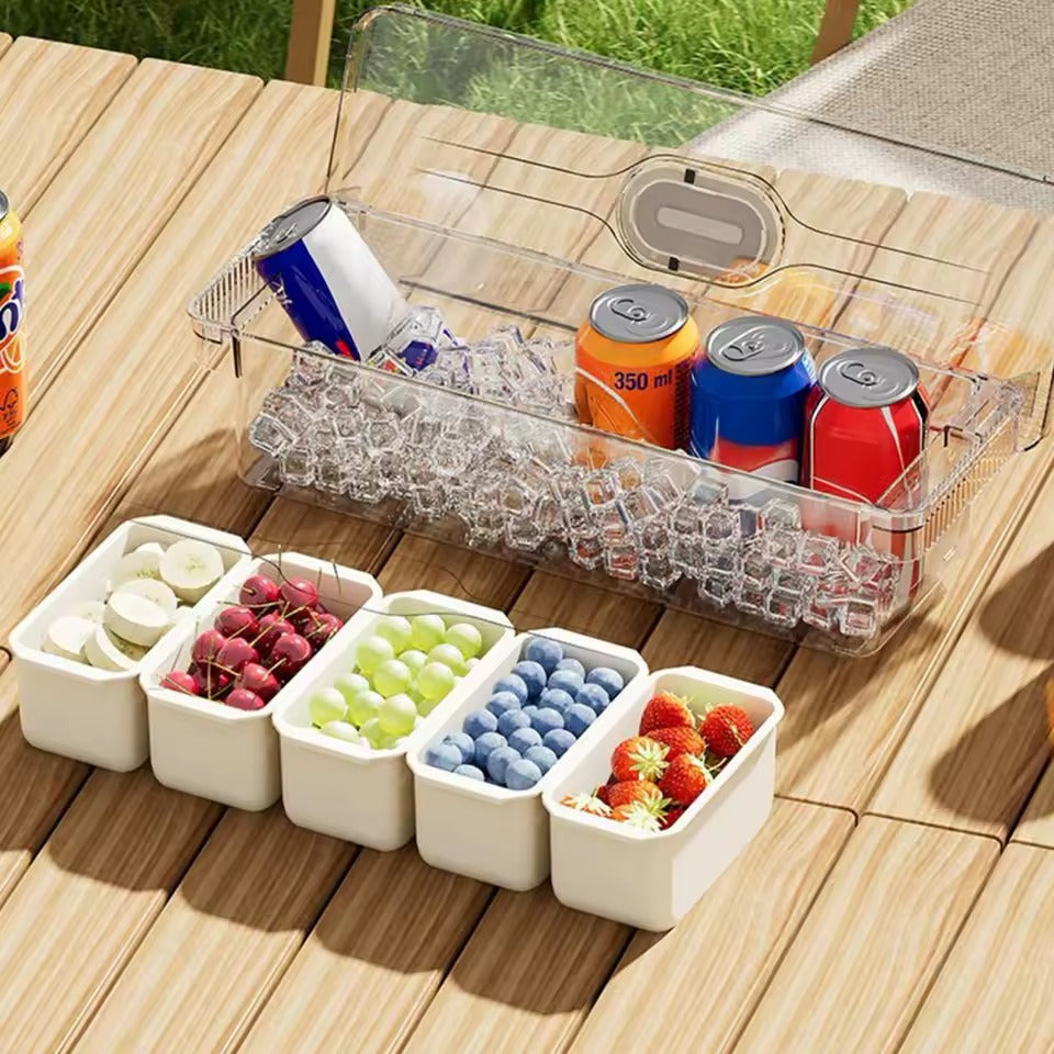 5 in 1 Transparent Storage Containers