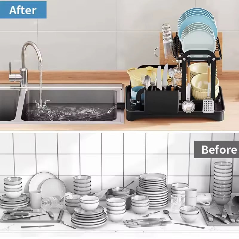 Kitchen Sink Drainage Organizer Rack