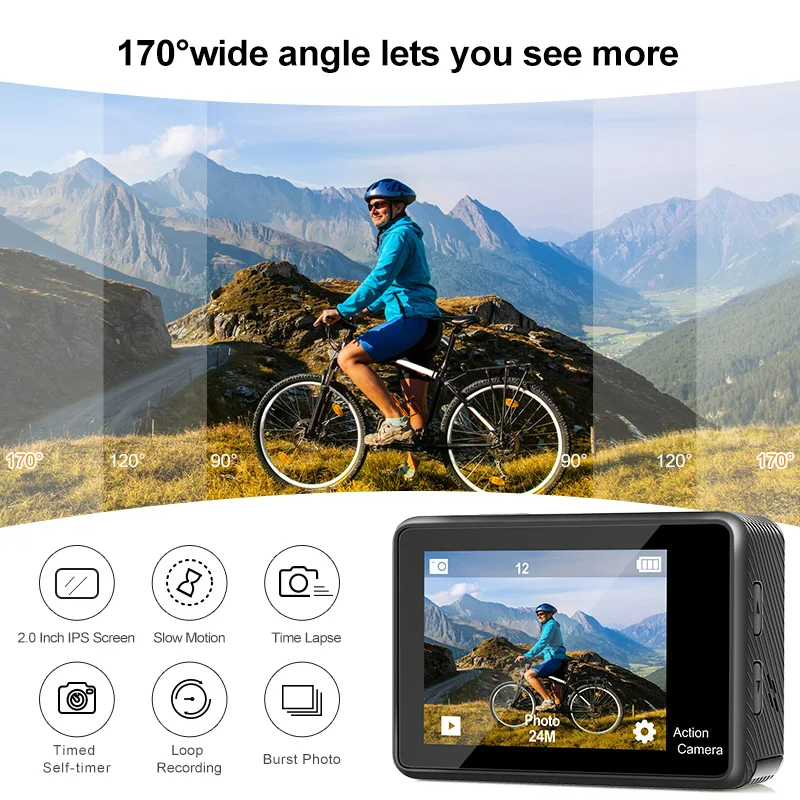 4K Action Camera With Sony IMX179 Sensor - Medaid International