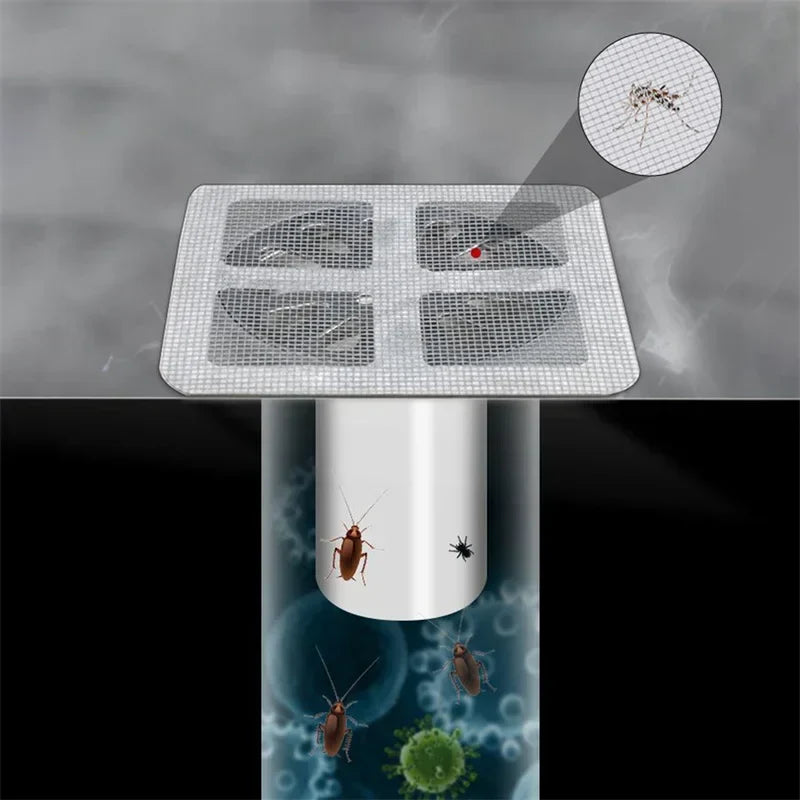 Drain Cover Sticker – Hair & Insect Resistant (10 PCs)
