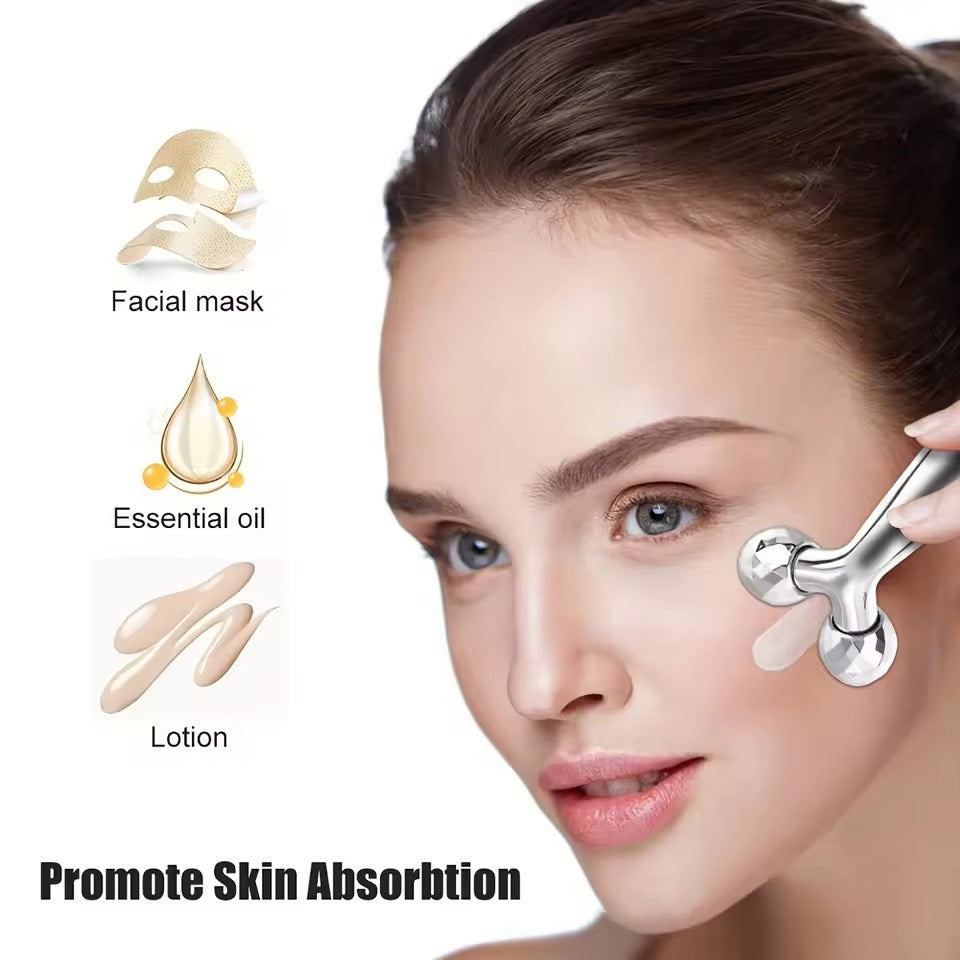 3D Face Roller Massager