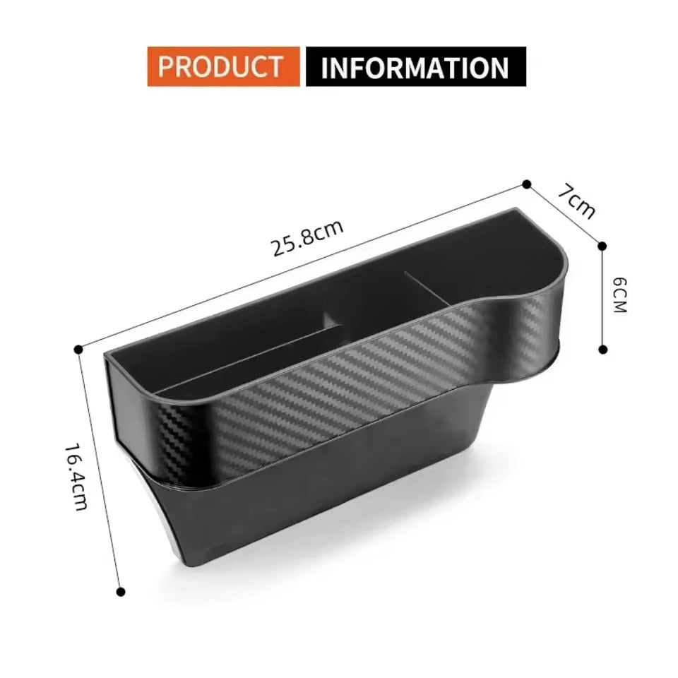 Carbon Fiber Car Seat Organizer