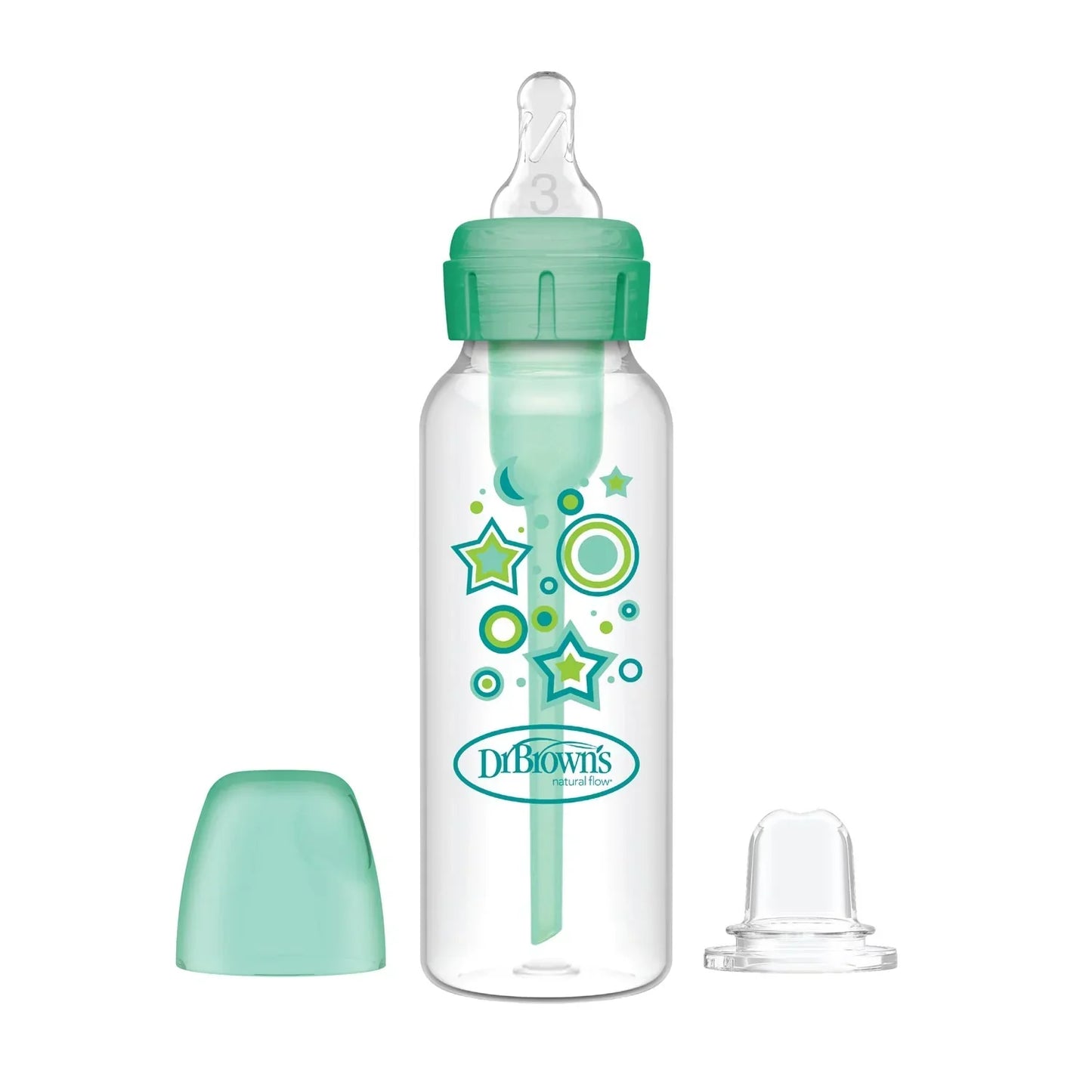Dr. Brown's Anti Colic 250ml Options+ Sippy Bottle Green