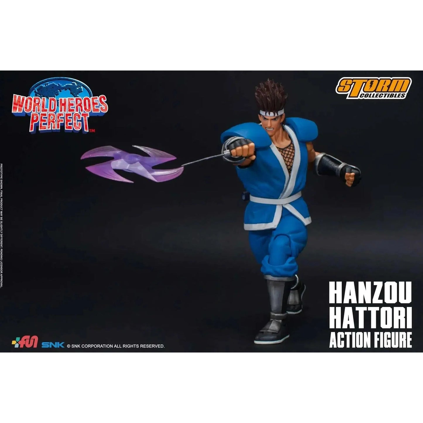 World Heroes Perfect Hanzou Action Figure By Storm Collectibles - Medaid International