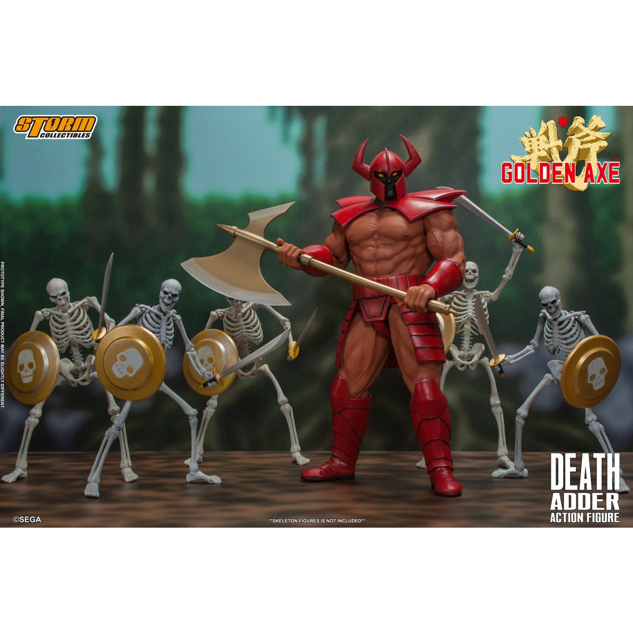 Golden Axe Death Adder Action Figure By Storm Collectibles - Medaid International