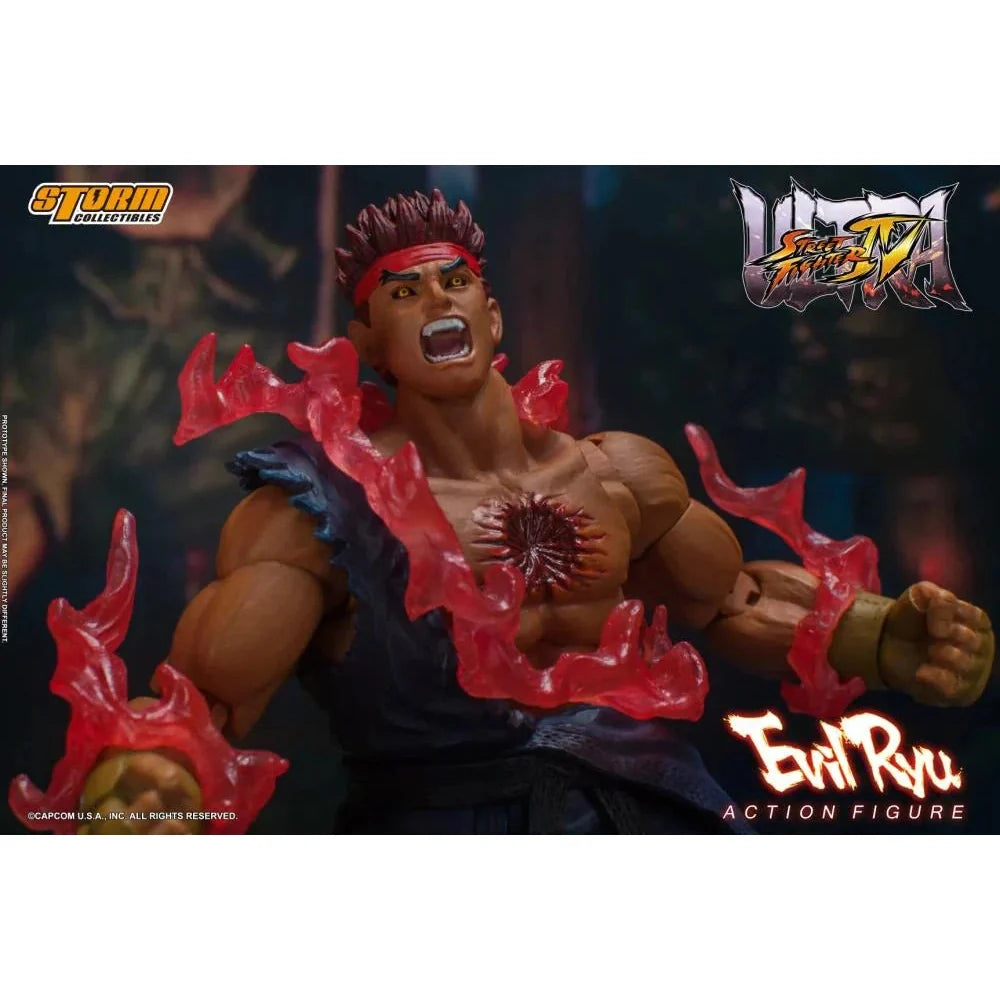 Street Fighter IV Evil Ryu Action Figure By Storm Collectibles - Medaid International