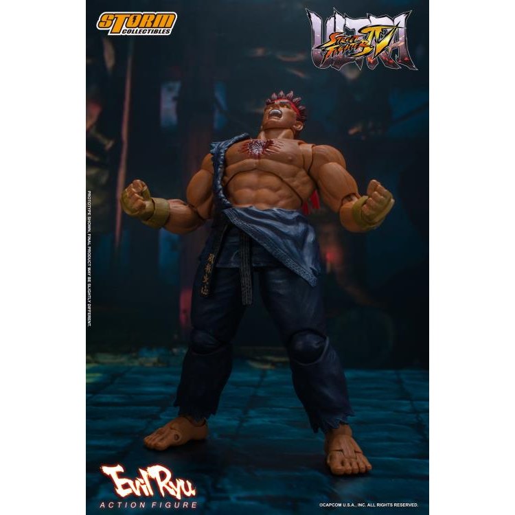 Street Fighter IV Evil Ryu Action Figure By Storm Collectibles - Medaid International