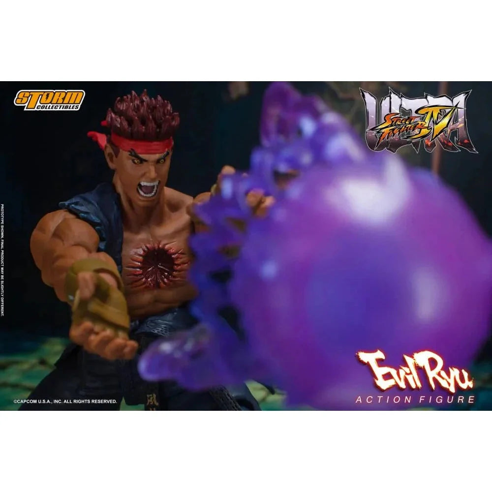 Street Fighter IV Evil Ryu Action Figure By Storm Collectibles - Medaid International