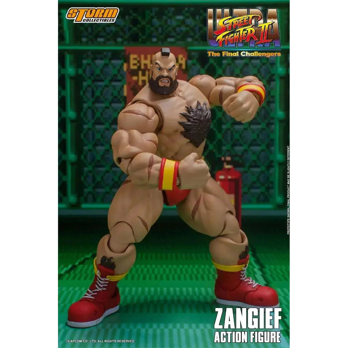 Street Fighter II Zangief Action Figure By Storm Collectibles - Medaid International