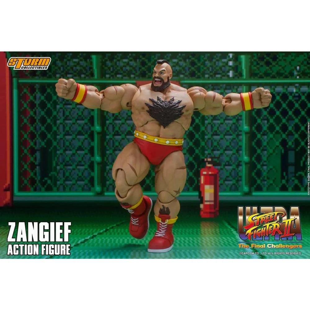 Street Fighter II Zangief Action Figure By Storm Collectibles - Medaid International