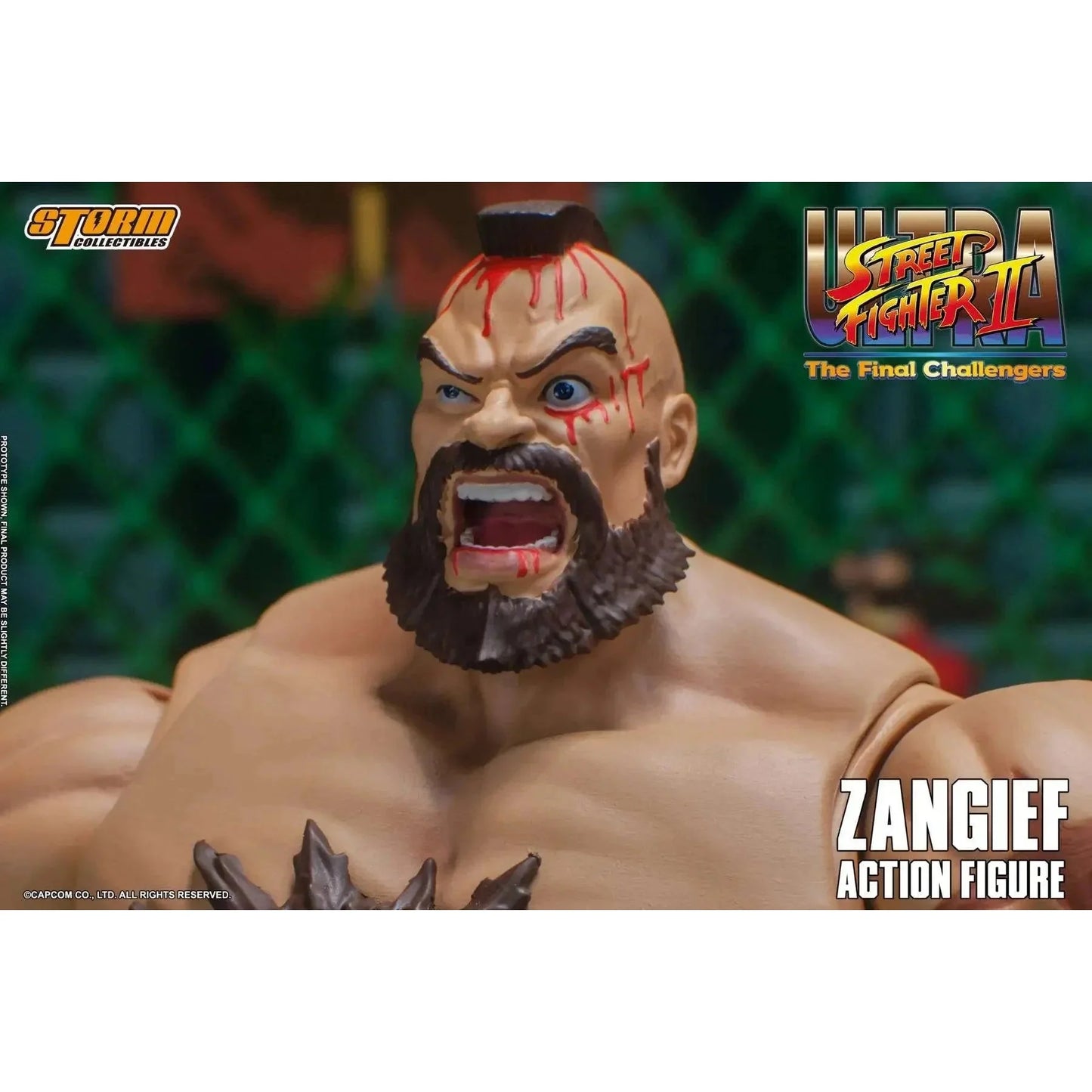 Street Fighter II Zangief Action Figure By Storm Collectibles - Medaid International