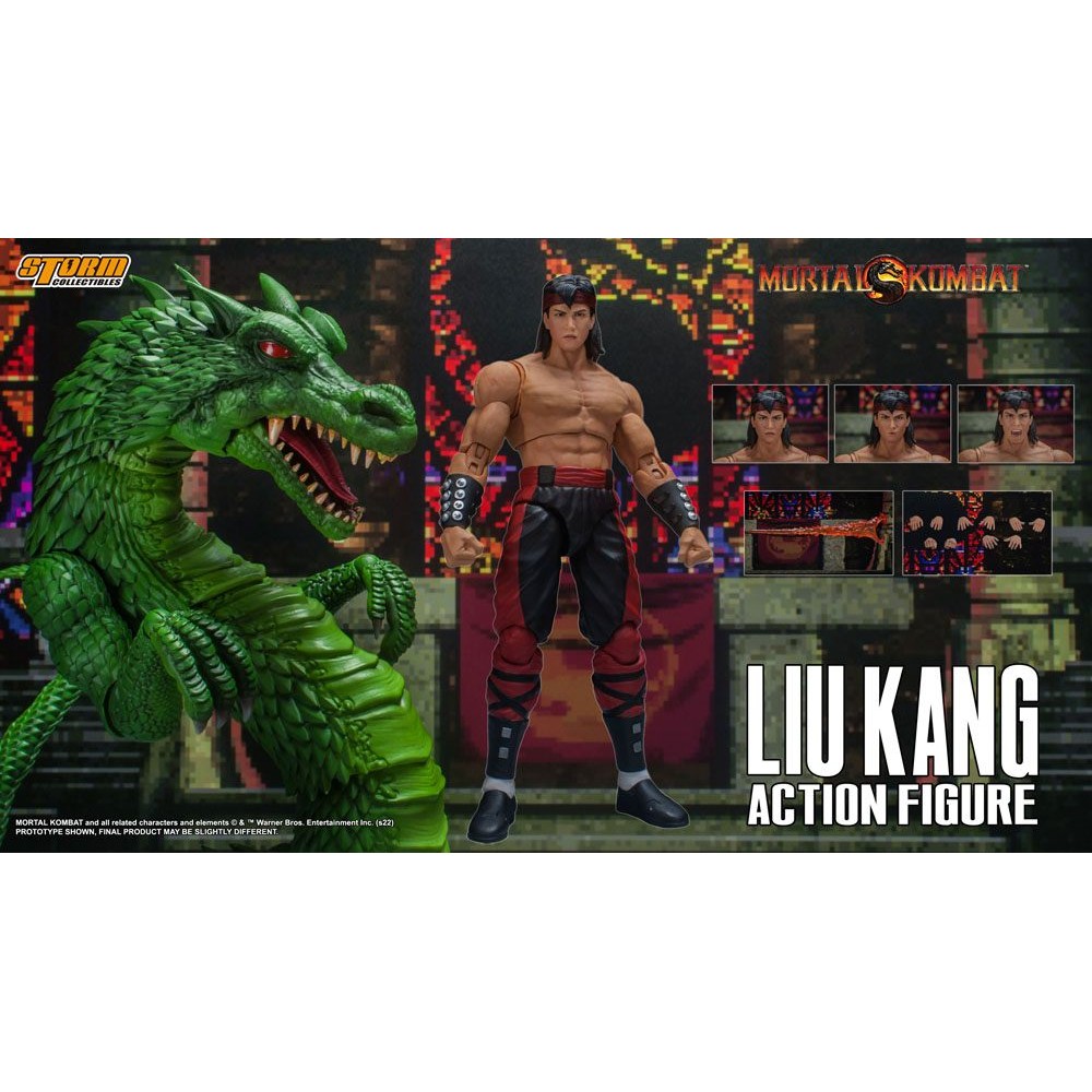 Mortal Kombat - Liu Kang Action Figure By Storm Collectibles - Medaid International