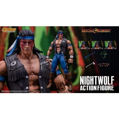 Mortal Kombat Night Wolf Action Figure By Storm Collectibles - Medaid International