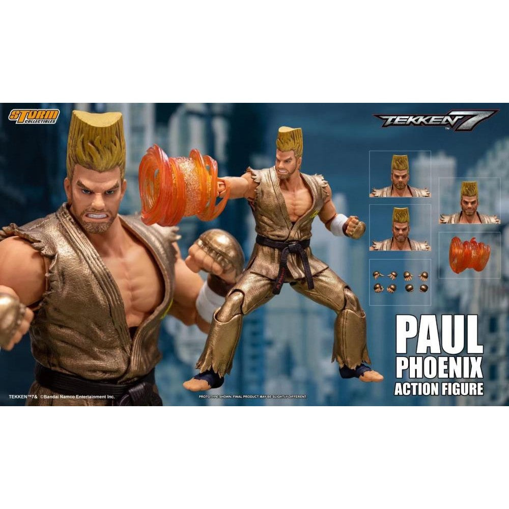 Tekken 7 Paul Pheonix (Special Ed.) Action Figure By Storm Collectibles - Medaid International