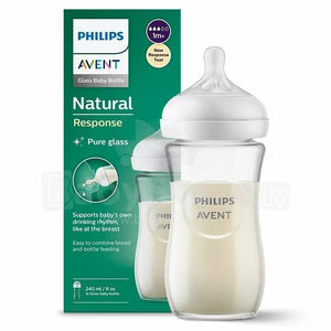 Avent - Natural Glass 3.0 Bottle 240ML - Single