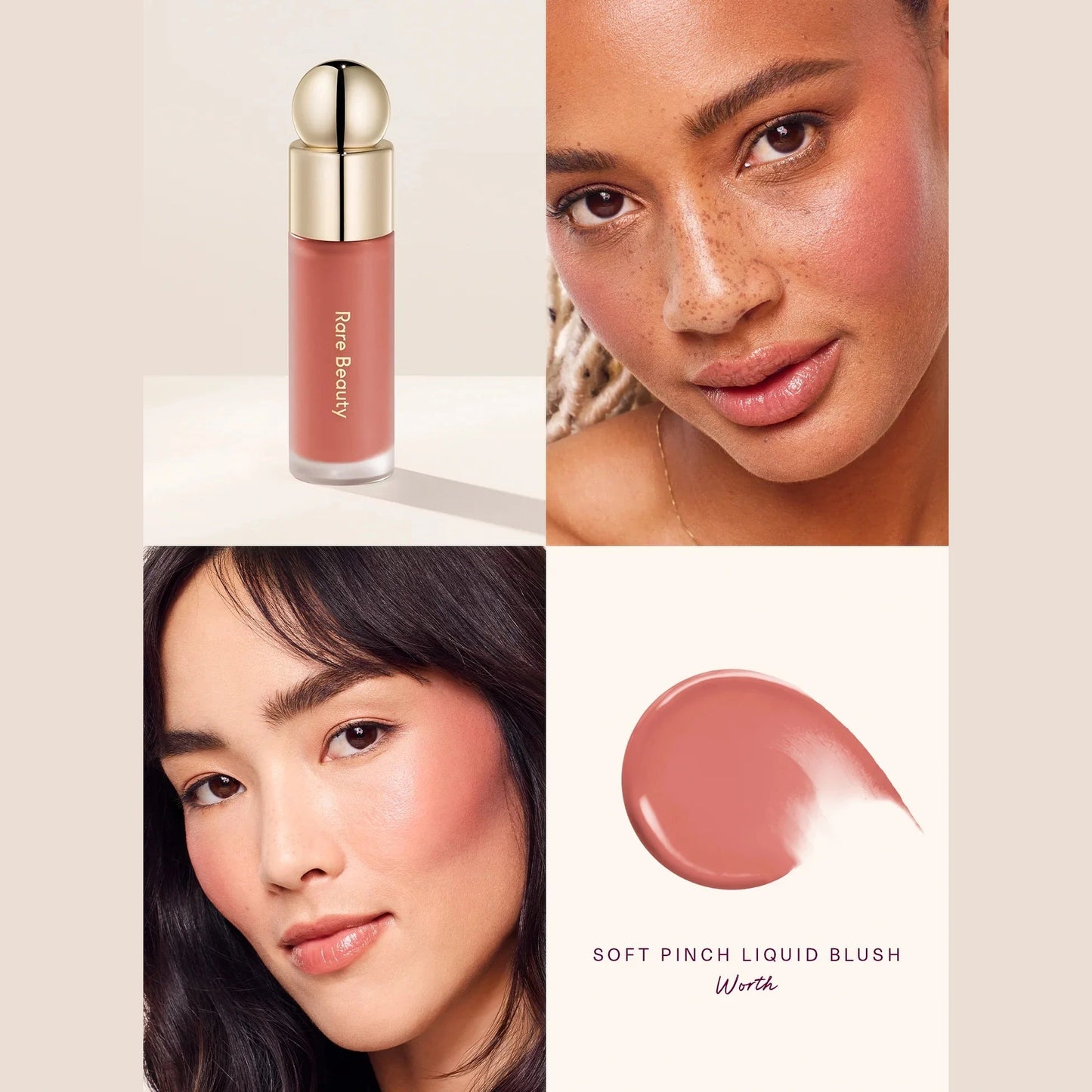 RARE BEAUTY SOFT PINCH LIQUID BLUSH - WORTH -