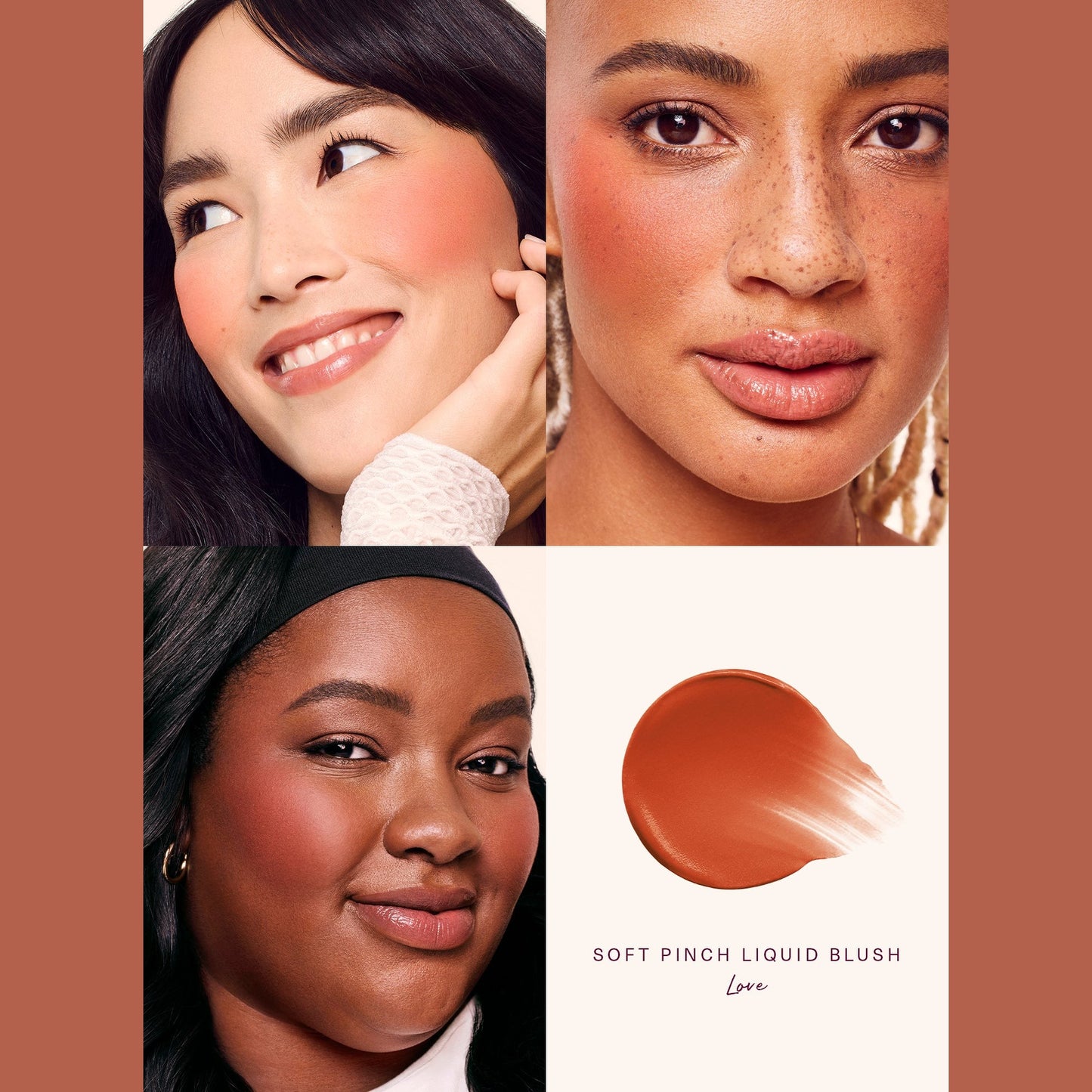 RARE BEAUTY SOFT PINCH MATTE LIQUID BLUSH - LOVE -