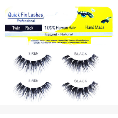 Quick fix eyelashes siren twin pack