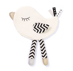 BabyOno - Flat Cuddly Toy - Little Birdie Blink & Smile