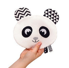 BabyOno - Flat Cuddly Toy - Happy Panda Blink & Smile