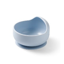BabyOno - Silicone Suction Bowl - Light Blue
