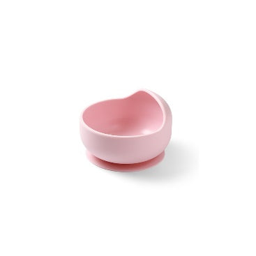 BabyOno - Silicone Suction Bowl - Light Pink