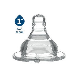 BabyOno - Anticolic Teat For Wide Neck Bottles - Flow 1