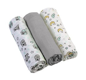 BabyOno - Muslin Diaper - Super Soft 3pcs - 348/01