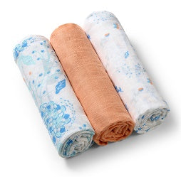 BabyOno - Muslin Diapers - Super Soft 3pcs - 348/12