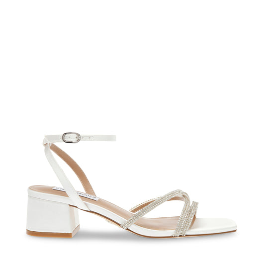 Steve Madden Women's Ivory Satin Gabby Heeled Sandal |Steve Madden In Lebanon