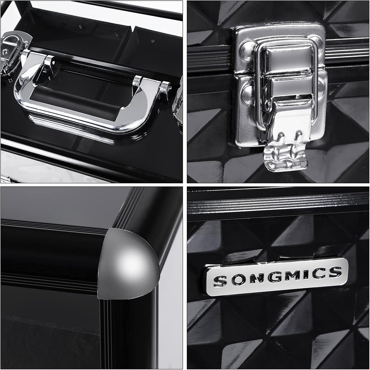 SONGMICS Deluxe Makeup Case JBC318B