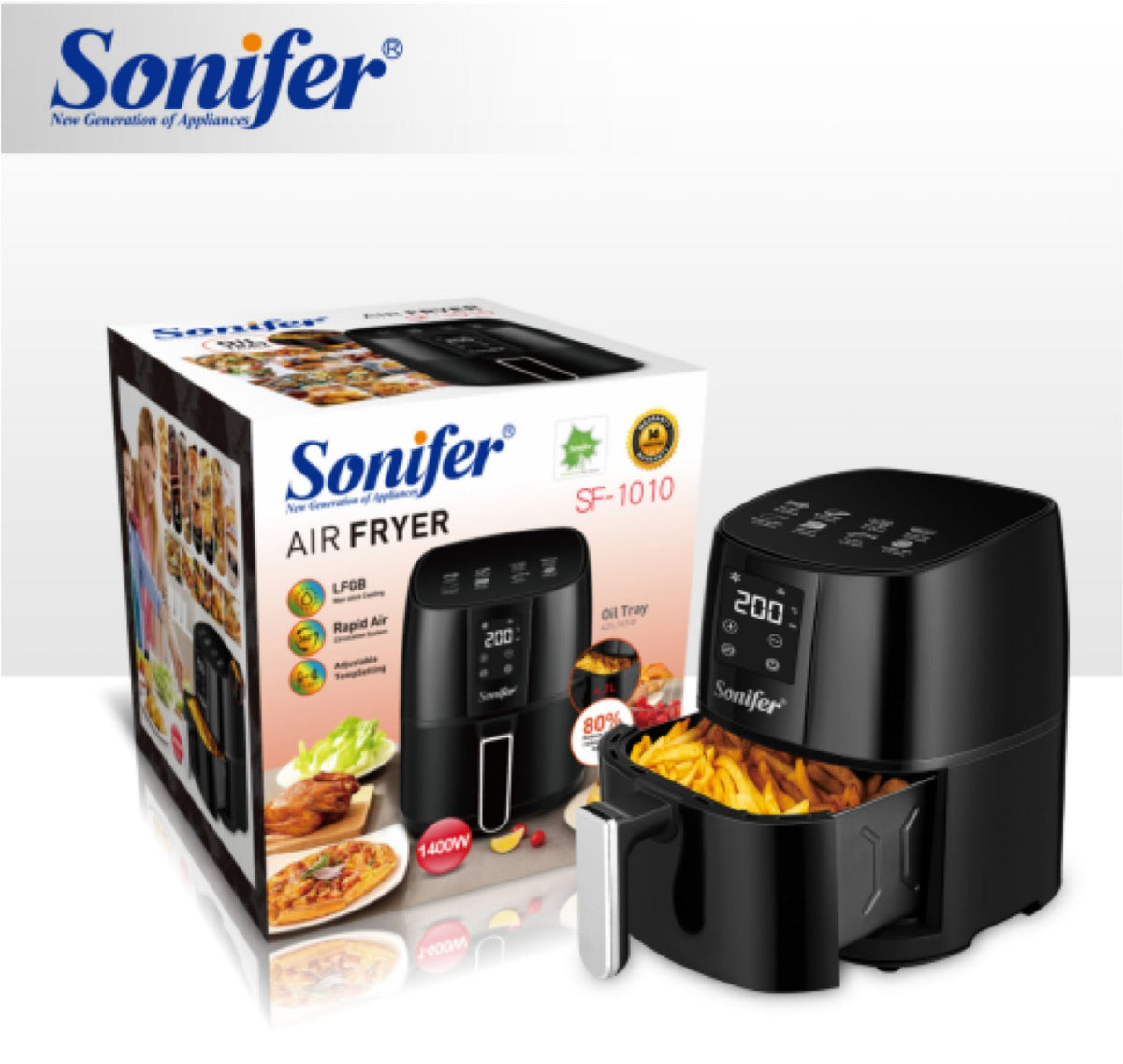 Air Fryer Sonifer 4.2L 1400W SF-1010