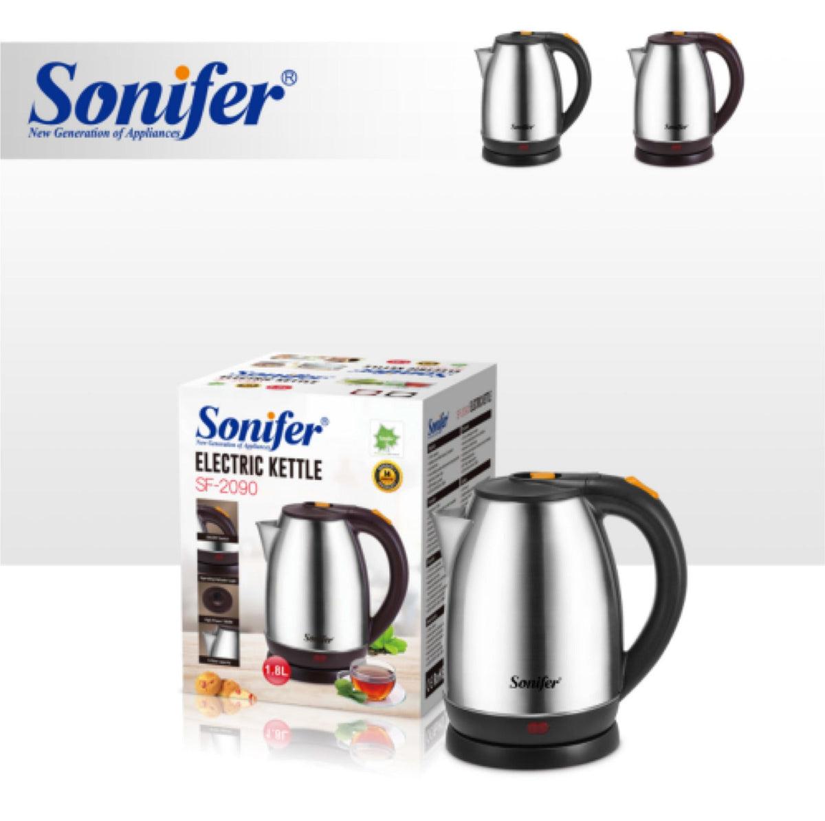 Sonifer 1.8L Electric Kettle SF-2090 1500W