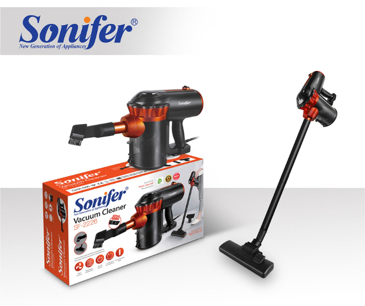Sonifer 600W Vacuum Cleaner With Wire Cable  SF-2226