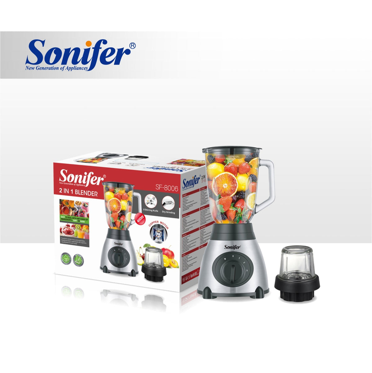 Sonifer 400W SUPER BLENDER 400W SF-8006