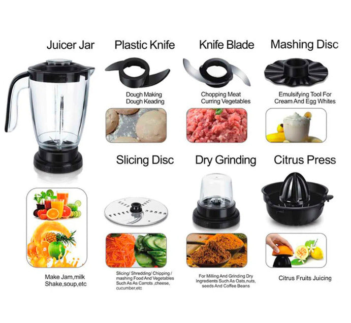 Sonifer Food Processor 9 IN 1  400W  SF-8027