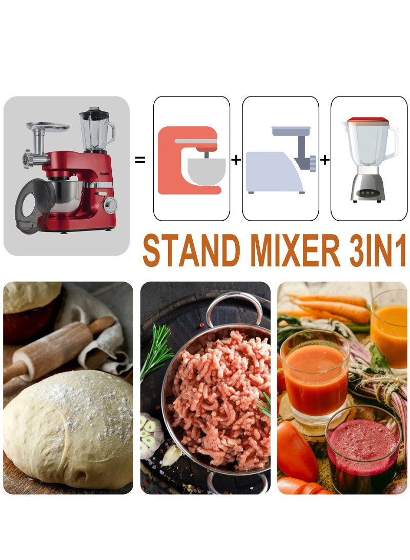 Sonifer 7L 3IN1 Stand Mixer 1200W SF-8076
