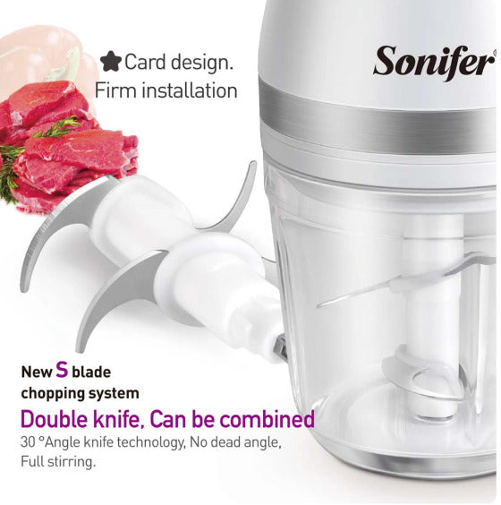 Sonifer 0.6L 150W Food Chopper SF-8079