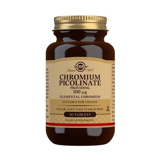 Solgar - Chromium Picolinate 100 µg 90 Tablets - Medaid International