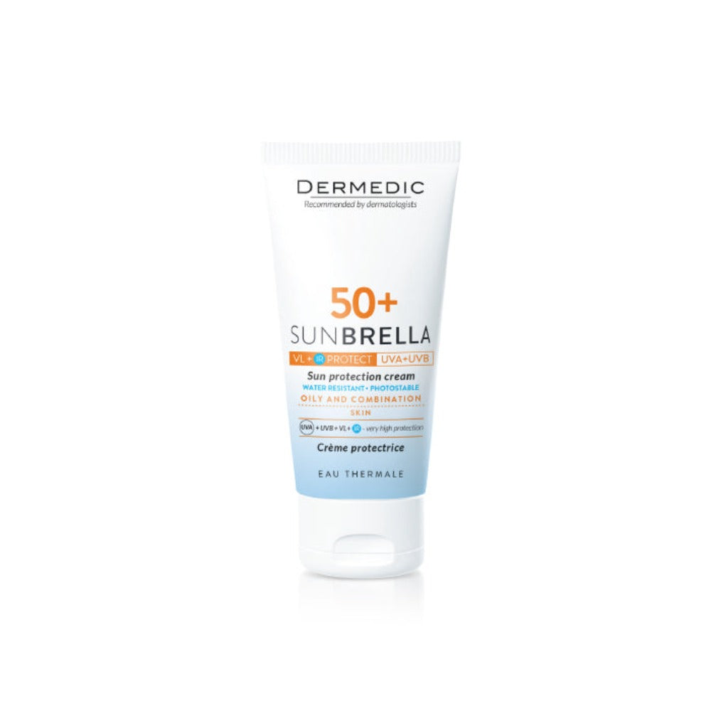 Dermedic Sunbrella SPF 50 +Sun Protection Cream Oily And Combination Skin - 50 ml - Medaid International