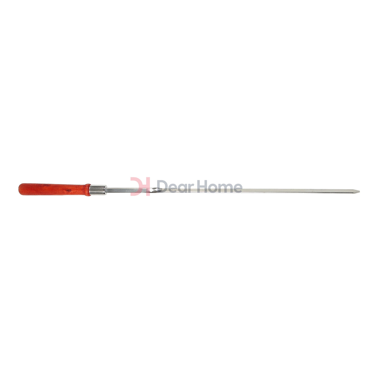 Stainless Curved Bbq Skewers+Wood Handle
