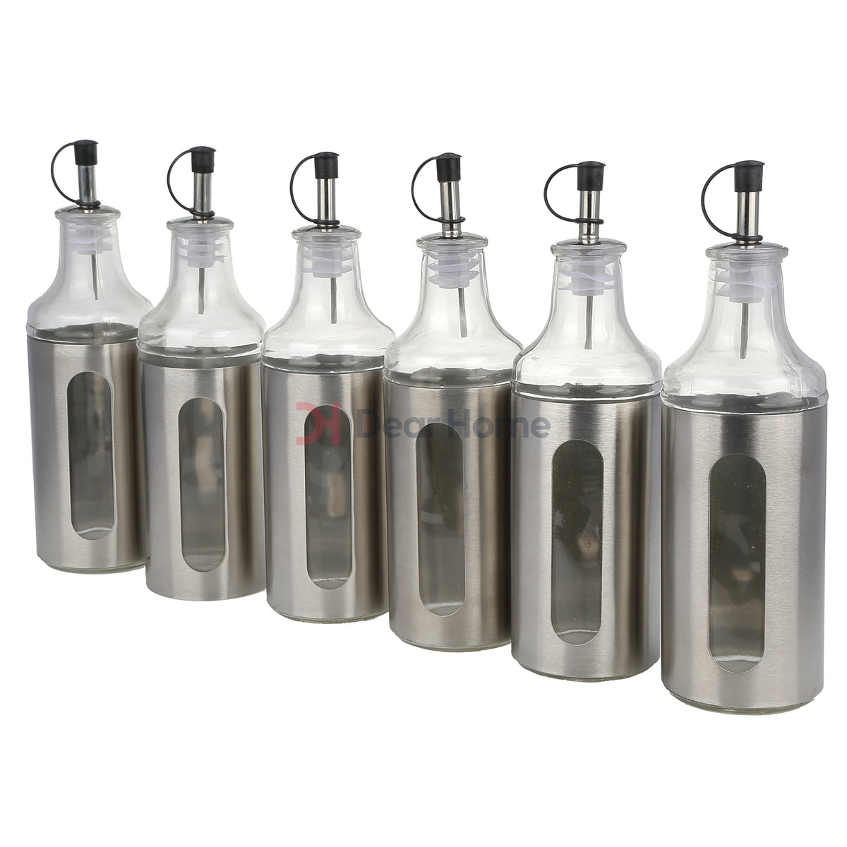 Stainless Medium Oil Bottle 6 PCS