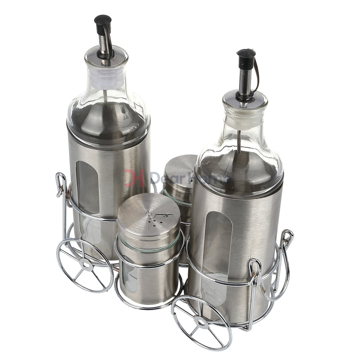 Stainless Oil & Vinegar Roller Set