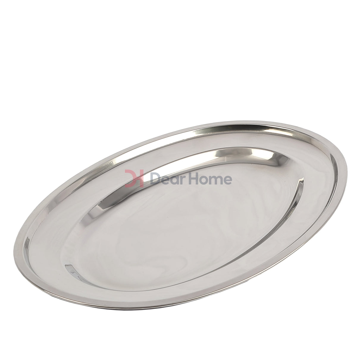 Stainless Oval Serving Tray 40Cm